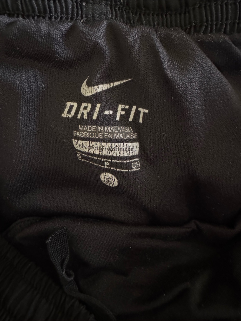 Nike Dri-FIT Tempo Running Shorts Small Black & Pink Athletic Shorts - Picture 3 of 3